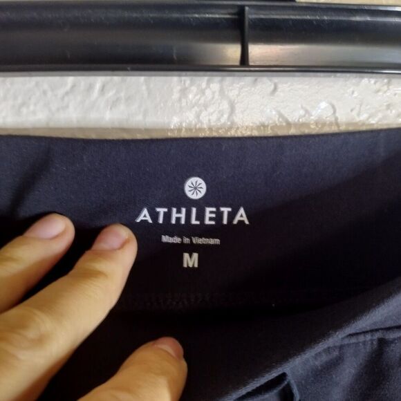 Athleta Powervita Ankle Pants Black Sz M - Picture 5 of 9